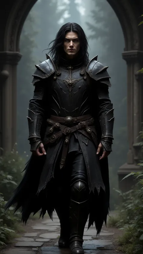 (masterpiece:1.2), (the best quality:1.2), 8K, HDR-10, ultra detailed, ((photorealistic)), professional light, cinematic lighting, fashion photography, ambient lighting, bottom, a medieval village, darkness, epiCPhoto,  a thief , Face of a young Jensen Ack...