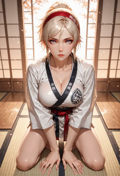 lidia sobieska, lidia sobieska \(tekken\), high definition eyes, detailed eyes, high gradient eyes, eyesHD. 1 girl, solo, full body view, beautiful face, anatomically accurate ratio, large breasts, (best quality, 4k, 8k, high resolution, masterpiece: 1.2),...