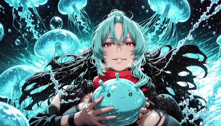 Sakuranotomoru, Hgk, (yoshio_(55level)-style:1.4), (imizu_(nitro_unknown)-style:1.5), (packge-style:1.2), (jack_dempa-style:1.2), vignetting, ((anatomical correct)), ((Cinematic, unreal engine, eye-catching, ambient occlusion, UHD, masterpiece)), ((perfect...