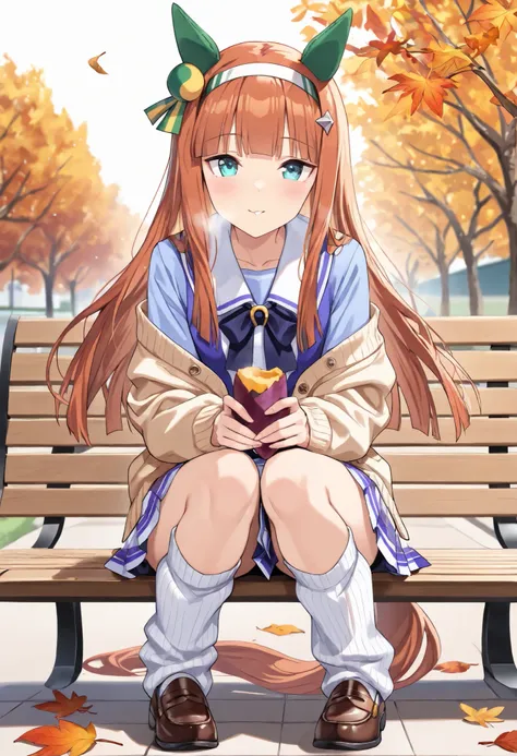 (masterpiece, best quality, perfect face:1.4), wide angle, silence suzuka \(umamusume\), horse ears, ear cover, white headband, small breasts, horse tail, tail on the lower back, proportional body, proportional,1 girl, beautiful hair, beautiful face, beaut...