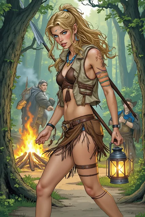 Teen,Teen Girl,itacomic1 illustration,Daria,C4STL3V4NI4,Girl,
💋 : Kaelia – Die Wilde Blume
🌟 : Comicstyle, 4K, Don Lawrence Style, inspiriert von Comics der 80er und Amazonengeschichten, hochdetailliert, klare Linien, lebendige Farben, verschiedene Perspe...