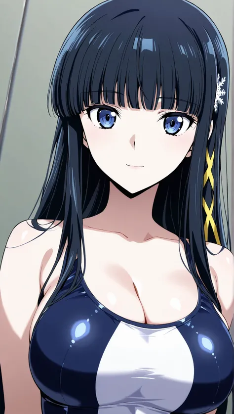 [[miyuki250219]],1lady, beauty, glossy lips,Rouge,detail eyes,dynamic angle,(更衣室:1.3)

shiba miyuki, black hair,long hair, blunt bangs, eyebrows visible through hair, blue eyes, snowflake hair ornament, yellow x hair ornament,mahouka school swim suit, , ,(...