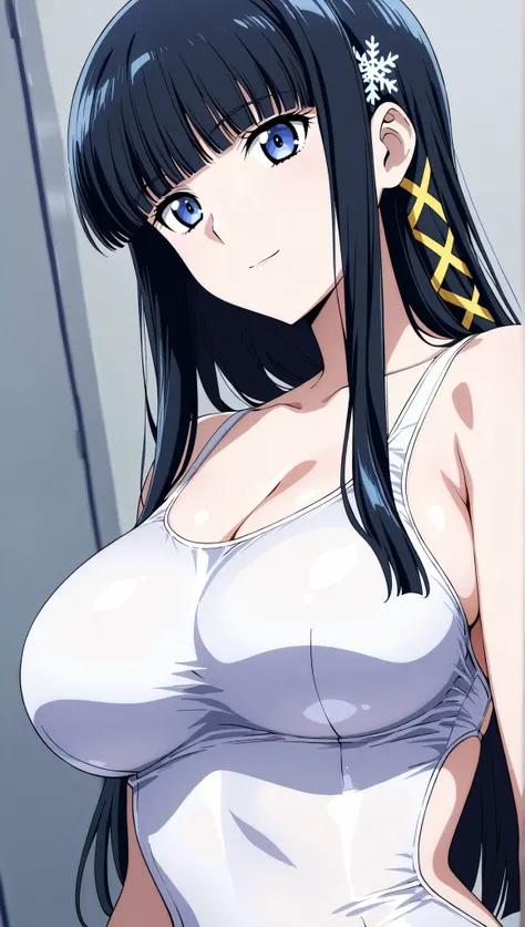 [[miyuki250219]],1lady, beauty, glossy lips,Rouge,detail eyes,dynamic angle,(更衣室:1.3)

shiba miyuki, black hair,long hair, blunt bangs, eyebrows visible through hair, blue eyes, snowflake hair ornament, yellow x hair ornament,mahouka school swim suit, , ,(...