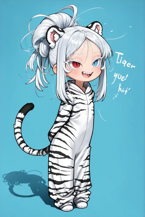  Facing Front、masterpiece， Delicate Details，great appearance，((solo, Only one person)), ((deformed)), ,Highest Quality, Ultra High Definition, masterpiece 【main character】、((solo, anime))、((womanhood)), laugh happily, ((Long White Hair, long hair up to the...