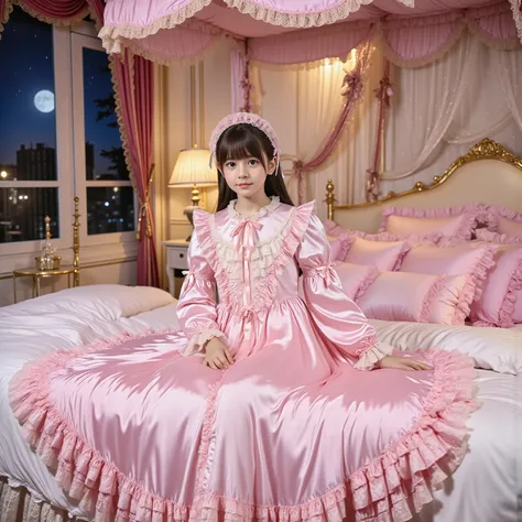 (( Distant Scenery,full body:1.0)),Highest Quality, masterpiece, highest resolution, Artwork, super それにget used to it, many get used to it, get used to it, それにget used to it, 3k photos,,Three Daughters of a Noble Family, ((10 year old Japanese girl)),Get u...