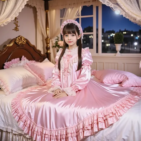 (( Distant Scenery,full body:1.0)),Highest Quality, masterpiece, highest resolution, Artwork, super それにget used to it, many get used to it, get used to it, それにget used to it, 3k photos,,Three Daughters of a Noble Family, ((10 year old Japanese girl)),Get u...