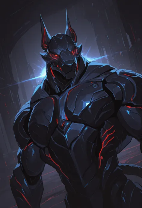 score_9, score_8_up, score_7_up, score_6_up, score_5_up, score_4_up, gigerworld, anthro jackal, wearing black waistcoat over heavy armor, bulky, wide chest
cybrog, anthro, jackal, male, Muscle, Delicate face, Delicate eyes, 1 big tail, (glowing LED), rubbe...