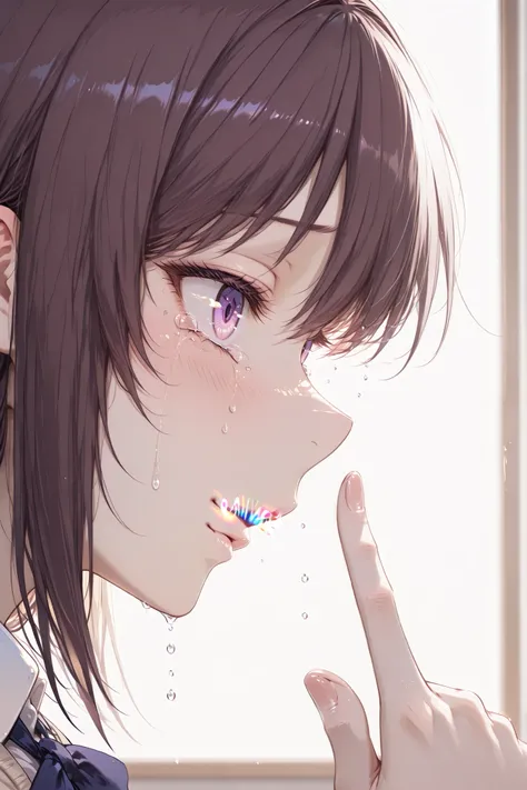 (masterpiece, detailed:1.2), ultra detailed, anime illustration, dynamic action scene, highest quality, Ultra High Quality, 64k, Beautiful and delicate girl,
tearful school girl, crying after being rejected in a confession, long chestnut hair, soft express...