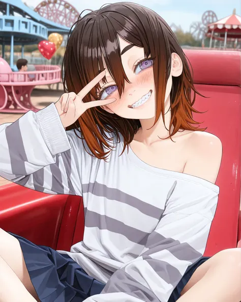 ((FujimotoMangaStyle)), ((Masterpiece)), ((best quality, amazing quality)), ((very aesthetic, absurdres, newest)), ((detailed background, negative space, blurry background, depth of field, Asymmetrical background)), (dynamic angle, wide shot), ((1girl)), C...