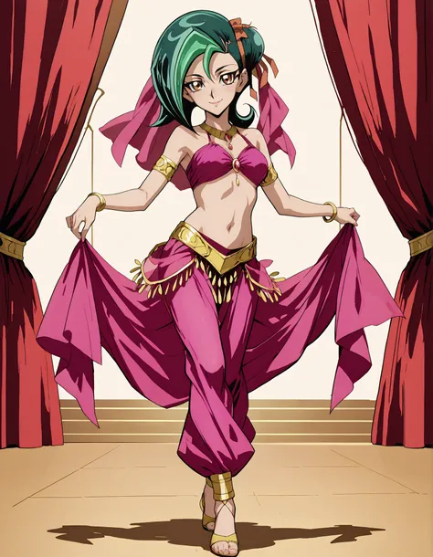 (1girl:1 . 5) , (Seul:1 . 5) , score_9 , score_8_haut , score_7_haut , source_anime , Official work  , ultra-detailed , masterpiece , better quality , high resolution , beaux yeux , detailed eyes , Detailed face , beautiful detailed eyesgreen hair, hair bu...