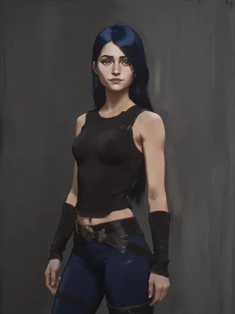 sketch painting, marinette Dopanchan, arc4n3style, A very beautiful and cute 22 year old woman with a slight smile. (((Shy smile))), sharp focus on the face, (((Western eyes:1.5))), (((Extremely detailed ice-blue eyes, beautiful eyes, beautifully detailed ...