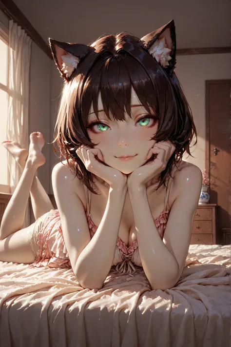 masterpiece, ultra-detailed, 8k, rich-contrast, glow porcelain-like skin, soft luminous skin, subsurface scattering, painterly texture, layered lighting, soft detailed fabric rendering
wears a chiffon (clothes dampness:1.2), (clothes clinging to her skin:...