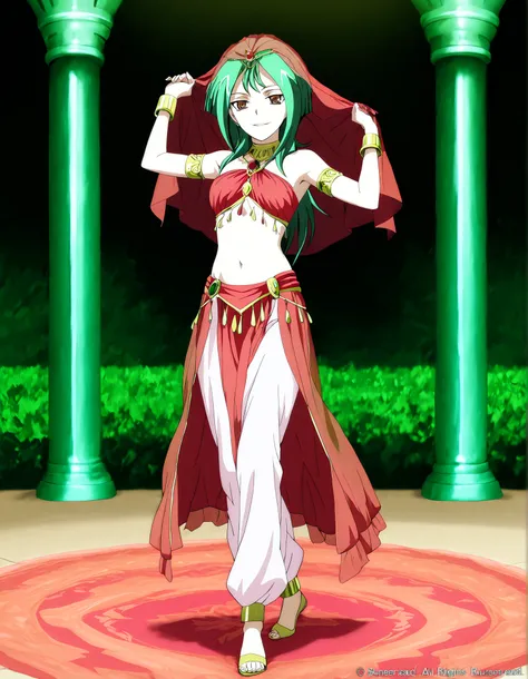 (1girl:1 . 5) , (Seul:1 . 5) , score_9 , score_8_haut , score_7_haut , source_anime , Official work , ultra-detailed , masterpiece , better quality , high resolution , beaux yeux , detailed eyes , Detailed face , beautiful detailed eyes,long hair, green h...