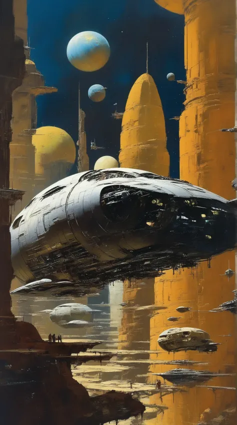 Sci-Fi Comics Illustrations 1970s Style v1.0