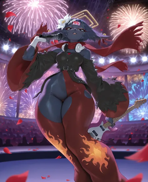 masterpiece, best quality, amazing quality, very aesthetic, is absurd, background — dimly lit room, extreme detail, 8 thousand. , Source_anime, amazing background, ((Goumang:1.3)), sexy, (solo), (female),black nose, (feathered arms) , black body, black pu...