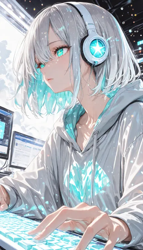 ((masterpiece:1.5、8k、2.5d、portrait、dramatic angle、focusing on perspective、very detailedなCG、very detailed、dramatic light、particle effects、dynamic effects、Depth of Boundary、Cinematic Light、lens flare、ray tracing、Volume Fog、semi-realistic、Ultra High Definitio...