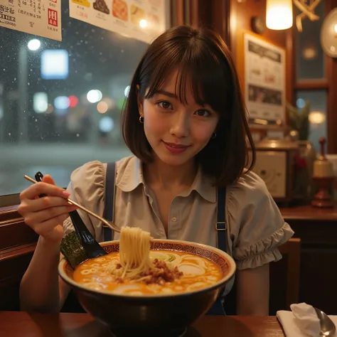    super real  ,   photorealistic,     dramatic scenes around  , Ultra Clear Focus,  global illumination , Alone,   1 girl\(  famous young Japanese female idol ,     A very cute and delicate Japanese woman   ,   detailed facial skin texture  ,  She's weari...