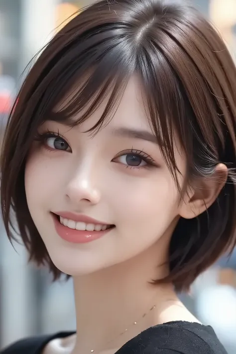 (cover of a fashion Magazine:1.2),(1 slim beautiful (punk girl),punk_make,small breasts,short hair,symmetry slope eyes),(pink and black off shoulder knit),(bellybutton),BREAK,RAW photo,8k,Realistic photo style,Photorealism, Realistic, surreal,Best image qu...