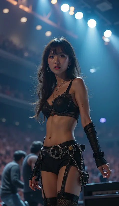 ( 32K High Resolution, Highest Quality, masterpiece, Ultra High Definition), Details on all aspects, mysterious, Ultimate Perfect Dynamic Composition, Highly Detailed Skin and Face Textures, professional camera work with beautiful focus, Ultra High Accurac...