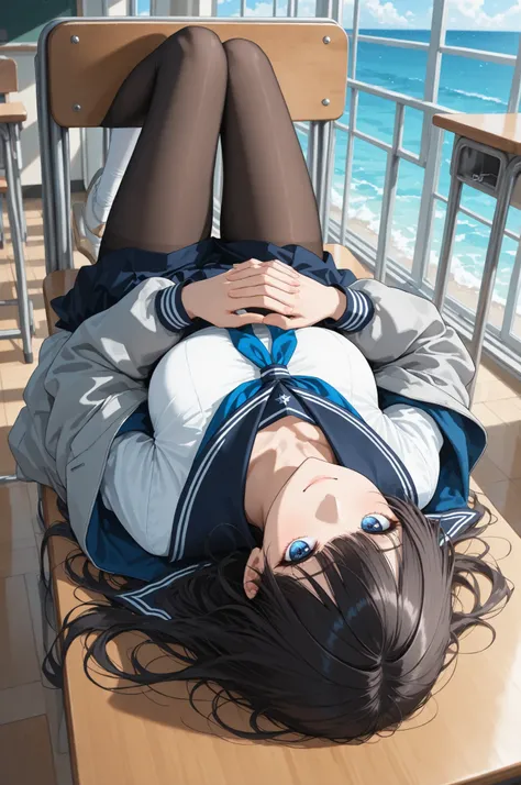 score_9, score_8_ up, score_7_ up, s uper detailed, Hausmo style , 32K, masterpiece , Highest Quality , s uper high definition , beautiful face and eye details while sitting in a luxurious chair in my room f...