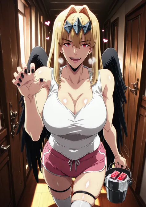 Babu-style, Hgk, (butcha-u-style:1.2), (imizu_(nitro_unknown)-style:1.4), (puuzaki_puuna(punopupupu)-style:1.2), (takeuchi_takashi-style:1.3), (anime coloring, anime screencap), shiny skin, (voluptuous body:1.4), (mature female:1.4), (cellulite:1.3), ((ana...