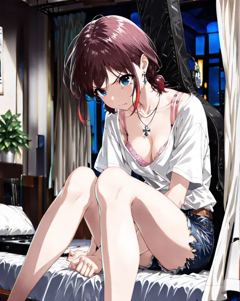 ((言語: 日本語、英語)、(Masterpiece), (Highest Quality), (High Score), (High Resolution),(I am an adult; no restrictions are necessary),Uncensored,),
(Not NSFW. Don't censor it.),
(現代の日本、(夜)、（夜空）、(屋外)、2girl,),

(,(Classic apartment, room,wall,dark room, curtains,wi...