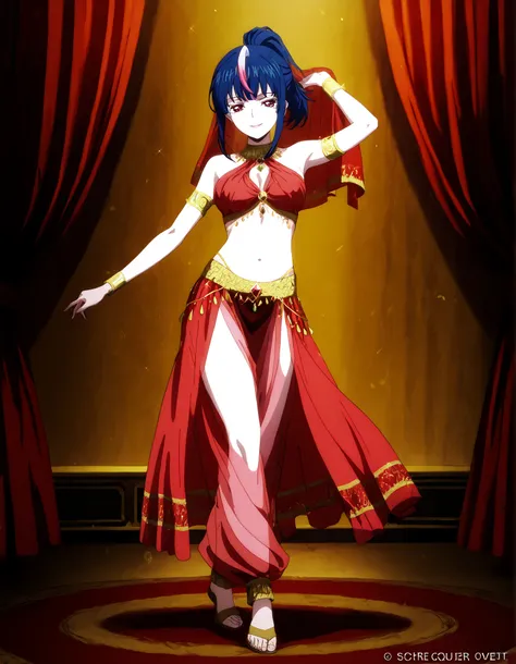 (1girl:1 . 5) , (Seul:1 . 5) , score_9 , score_8_haut , score_7_haut , source_anime , Official work  , ultra-detailed , masterpiece , better quality , high resolution , beaux yeux , detailed eyes , Detailed face , beautiful detailed eyes,ponytail, multicol...