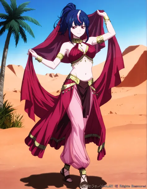 (1girl:1 . 5) , (Seul:1 . 5) , score_9 , score_8_haut , score_7_haut , source_anime , Official work  , ultra-detailed , masterpiece , better quality , high resolution , beaux yeux , detailed eyes , Detailed face , beautiful detailed eyes,ponytail, multicol...