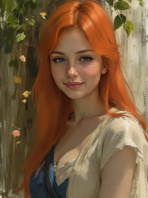 sketch painting, marinette Dopanchan, UHD, masterpiece, amazing quality, very aesthetic, ((A very beautiful 22 year old paladin warrior, a faint cetacean blue glow emanates from its robe)), ((candy pink lips)), long orange-red hair, leaning against a secuo...