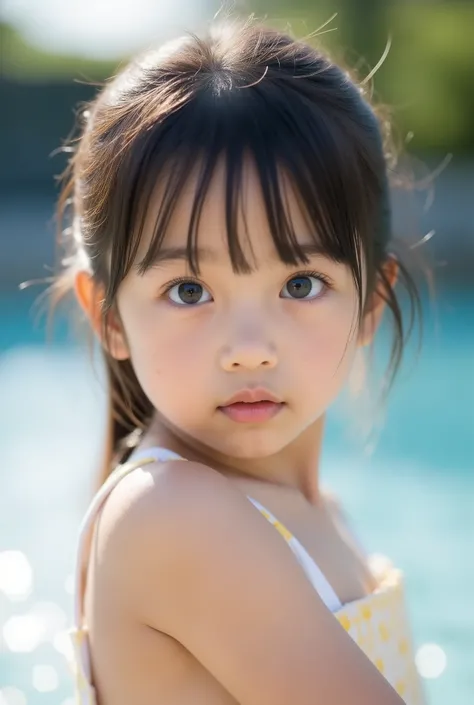 big eyes、世界一cute小学生、Use your arms 、at the end of my vagina、( she's an elementary school student 、There are:1.8),(8k, ORIGINAL PICTURES, Highest Quality, masterpiece: 1.45), small breasts、and、symbol body、(realistic, photorealistic: 1.8), 8k,, S...