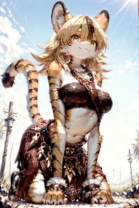 ((meow meow pose)), perfect face, focus girl, ((focus face)), parfect eyes, solo, (masterpiece, detailed:1.2), highest quality, Ultra High Quality, 64k, Beautiful and delicate anthropomorphic girl, Incredibly detailed and intricate, (furry:1.6), flipped ha...