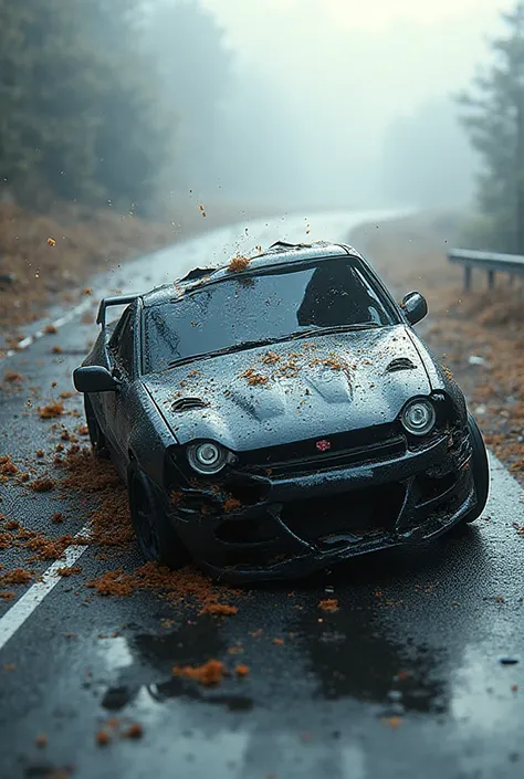 Nissan Skyline what crashes and is destroyed