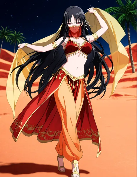 (1girl:1 . 5) , (Seul:1 . 5) , score_9 , score_8_haut , score_7_haut , source_anime , Official work  , ultra-detailed , masterpiece , better quality , high resolution , beaux yeux , detailed eyes , Detailed face , beautiful detailed eyes,red eyes, black ha...