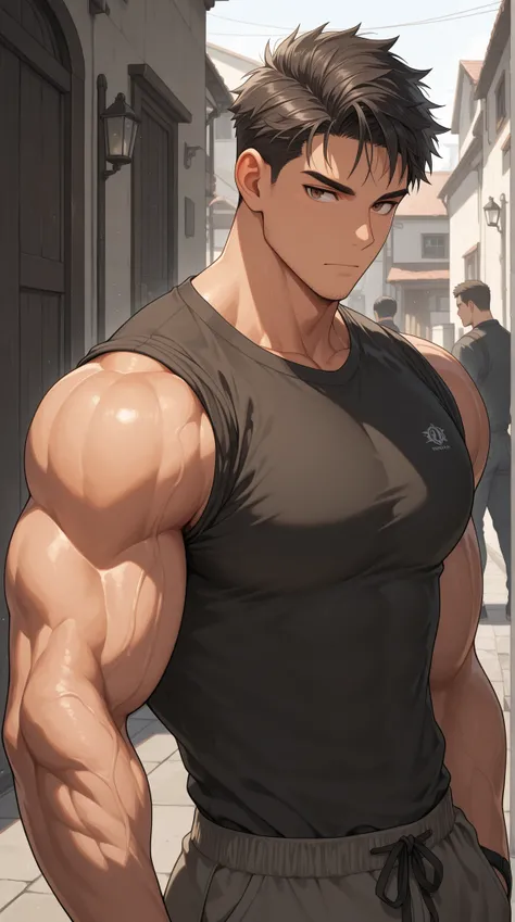 masterpiece ,best quality ,safe , handsome men clothes ,muscular ,
