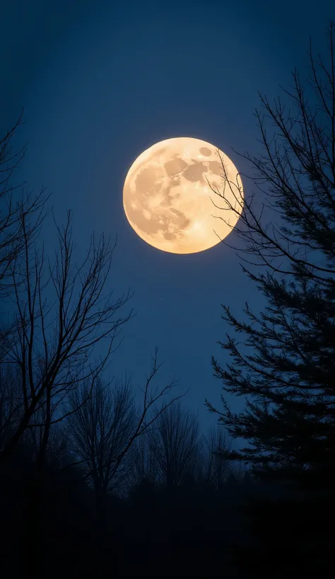 there is a full moon that is shining over a tree, Beautiful Moonlight , Beautiful Moonlight, Moonlight Backlight, in front of a full moon, full moon, in front of a pale full moon, big shining moon, Very beautiful photos, full moon in the background, Pink ...