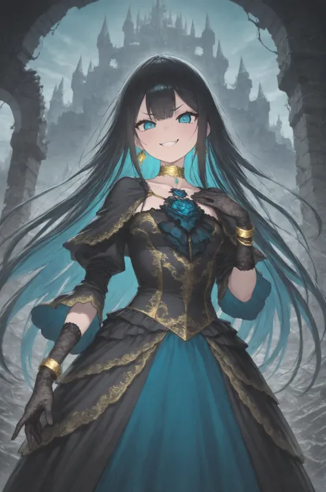 dark fantasy-style girl