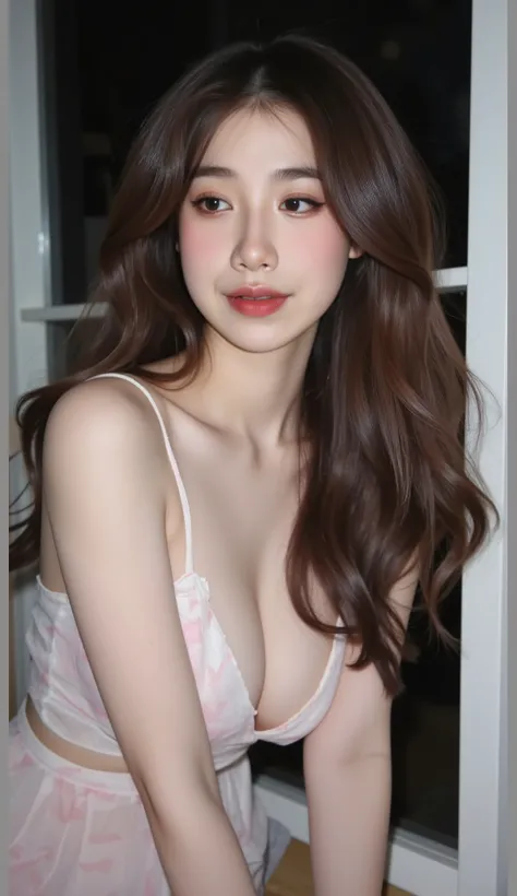 A beautiful young woman, smiling, studio portrait, soft lighting, highly detailed, realistic, cinematic, 8k, sharp focus, intricate details, photorealistic, hyperrealism, depth of field