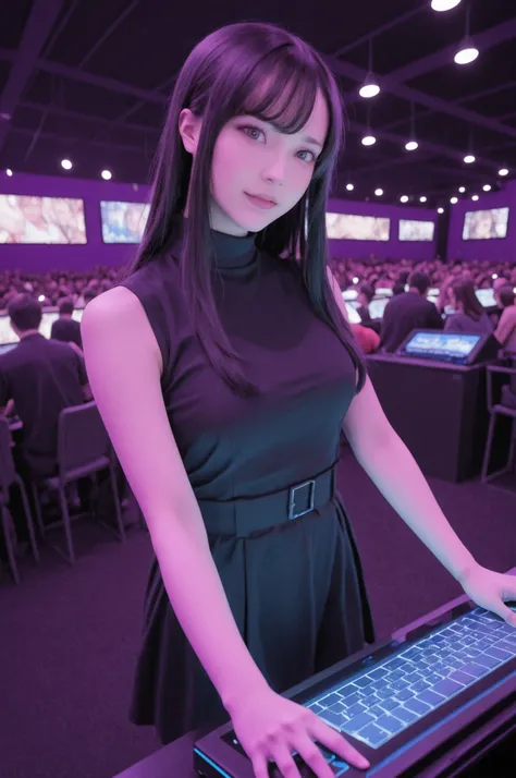 Unique DJ"
Rhythm-controlling atmosphere creator, at the console where light and shadow intertwine. Portray the scene where he/she shocks the entire crowd with an improvised mix