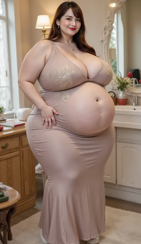 Background:very dirty toilet(Filth,Tissue paper,syringe),wrinkles around the mouth due to aging, wrinkles around the eyes, 垂れきったsuper big boobs(Sagging condition: 10.5, length to the bottom:130.0,Softness:130.0), Dark red hair(Sagging condition: 10.5, leng...