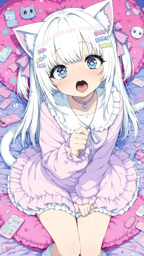 kawaiicore,cutecore,masterpiece,best quality,amazing quality,watercolor \(medium\)
BREAK
cat girl,solo sex,kawaii style, aesthetic, dreamcore, surreal, cute style, pastel colors, colored lineart, kawaii accessories, Kawaii icon, cute drug elements, kawaii ...