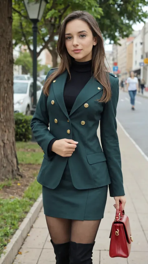 g1g1_body, g1g1_face, g1g1, photo,  chromatic aberration,realistic skin,detailed skin,detailed skin pore,, masterpiece, best quality, ultra-detailed, realistic skin, intricate details, 1girl, skirt, photoshop_(medium), pantyhose,  Moscow, coat, boots, outd...