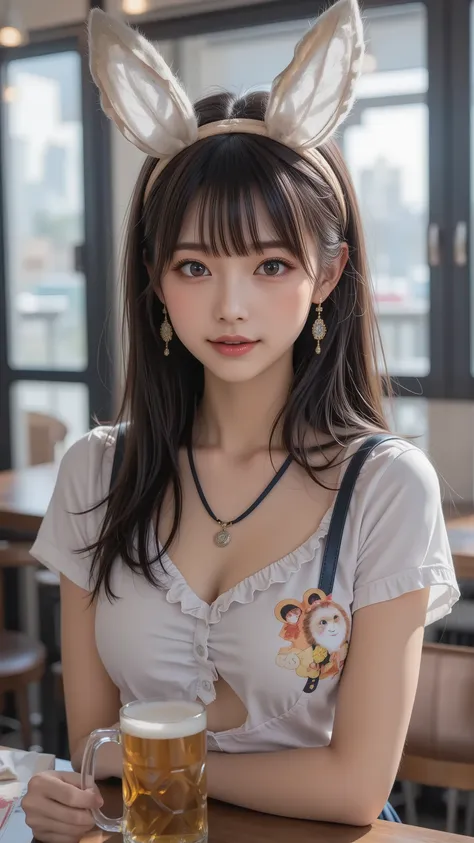 最高品質Details:1.2、real、8K UHD、high resolution、At the bar、（（（beautiful girl like Laurie Mercury）））、one girl:1.2、超Details、high quality texture、複雑なDetails、Details、High Quality Shadows、Details美しい繊細な顔、Details美しい繊細な目、depth of field、ray tracing、realな写真(cute)、beauti...