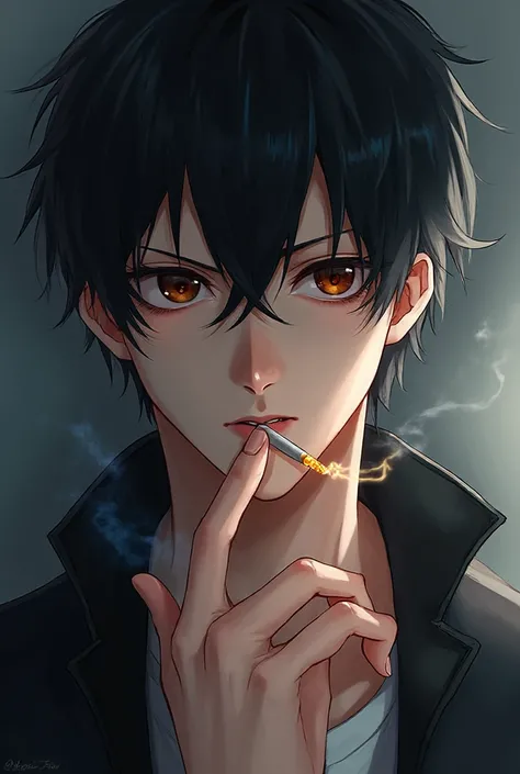 exhaling cigarette smoke through nose Face Mature Man Smoking Cigarette Exhaling Stock Photo 49149172