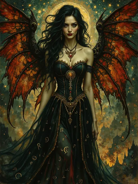 Dreamlike world deep shadows cinematic darkness
underexposed chiaroscuro atmospheric haze
low-key lighting. We find a captivating , pale skinned ravishingly beautiful goddess looking provocative and vibrant with alive, with a curvy physique, adorned in a...