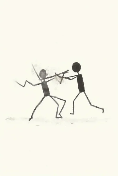 2 stickmen fighting