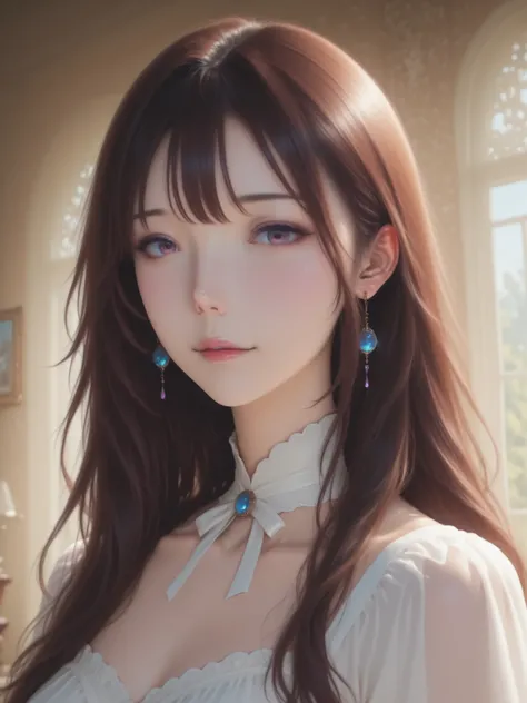 Prominent Central Figures、Detailed Feature Description、Impressive Motion、careful costume details、Attractive Expressions、Realistic Portraits、High Quality Glow、Stunning Scenery Backgrounds、Effective Staging for Creating Ambience、sophisticated artistic style、...