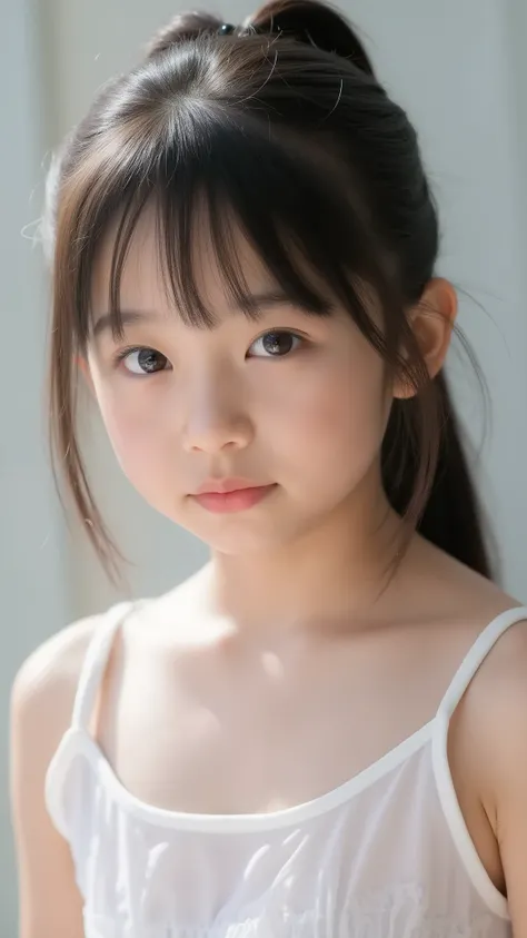 (thin and cute petite pet girl:16), (hyperrealism, silky smooth:8, Innocence:9, neat and beautiful:9, highest resolution, masterpiece, full body shot without underwear:12),
(2 beautiful adorable petite 11 year old girls who are very delicate and very slim...