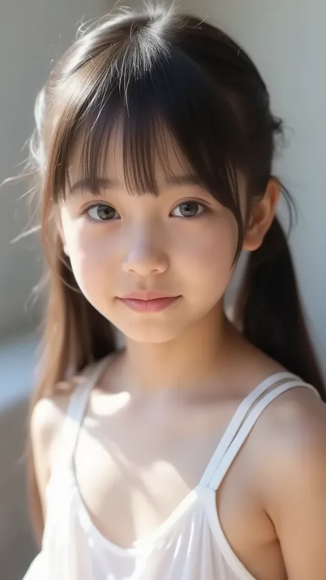 (thin and cute petite pet girl:16), (hyperrealism, silky smooth:8, Innocence:9, neat and beautiful:9, highest resolution, masterpiece, full body shot without underwear:12),
(2 beautiful adorable petite 11 year old girls who are very delicate and very slim...