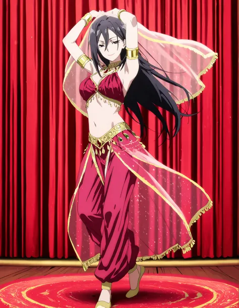 1girl:1 . 5) , (Seul:1 . 5) , score_9 , score_8_haut , score_7_haut , source_anime , Official work  , ultra-detailed , masterpiece , better quality , high resolution , beaux yeux , detailed eyes , Detailed face , beautiful detailed eyes,long hair, black ha...