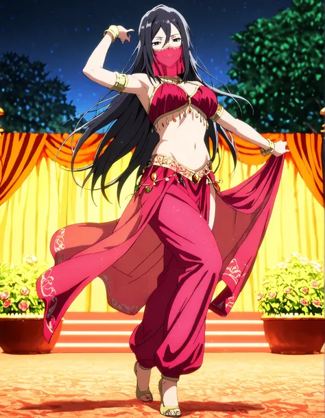 1girl:1 . 5) , (Seul:1 . 5) , score_9 , score_8_haut , score_7_haut , source_anime , Official work  , ultra-detailed , masterpiece , better quality , high resolution , beaux yeux , detailed eyes , Detailed face , beautiful detailed eyes,long hair, black ha...